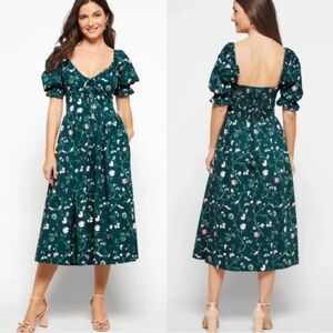 Hill House Home Ophelia Moody Floral NWT